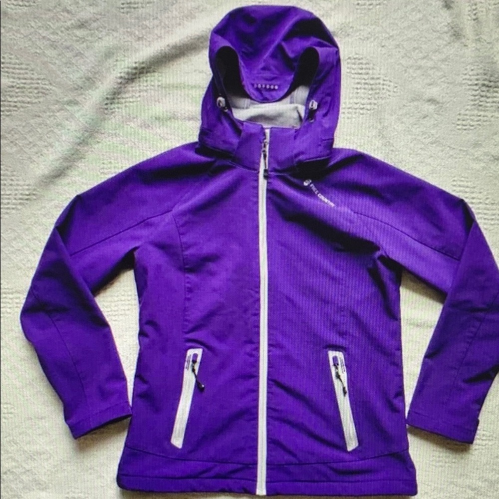 Women's Purple Hooded Jacket